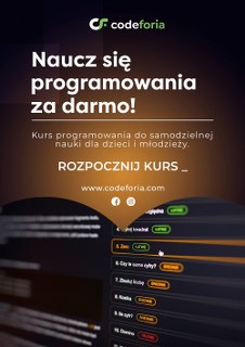 plakat codeforia promujący naukę programowania