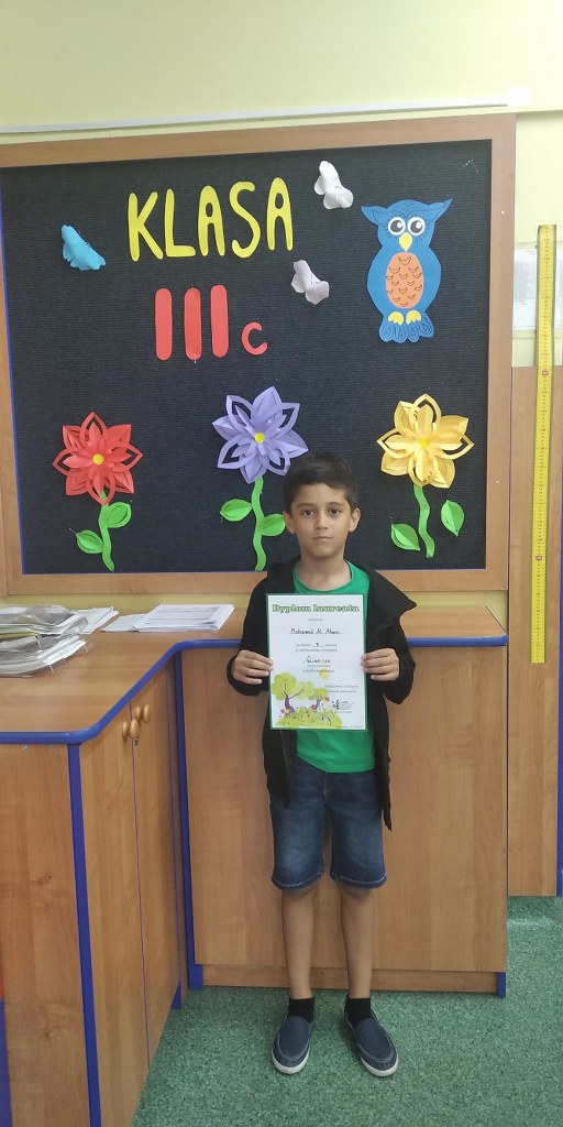 Mohamed Al Abani z klasy 3c
